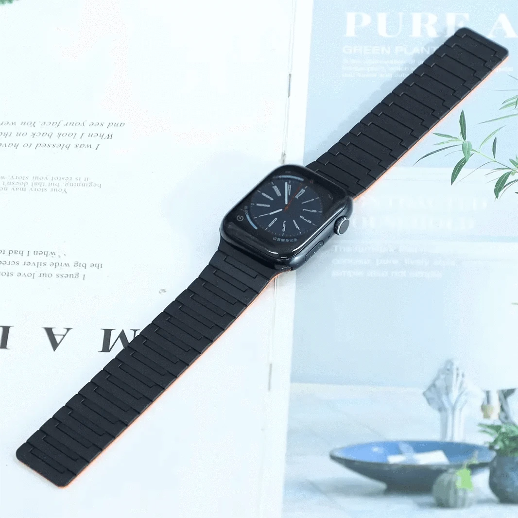ktusu Generic Watch Bands Silicone Magnetic Watch Strap Band for Apple Watch 42 | 44 | 45 | Ultra 49 | 46mm S10