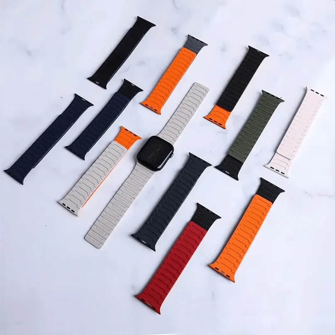 ktusu Generic Watch Bands Silicone Magnetic Watch Strap Band for Apple Watch 42 | 44 | 45 | Ultra 49 | 46mm S10
