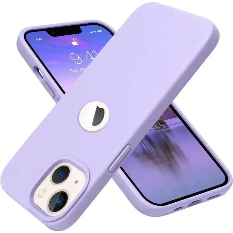 ktusu Generic Cases & Covers Silicone Round Wind Case for iPhone 12 | 12 Pro Lavender
