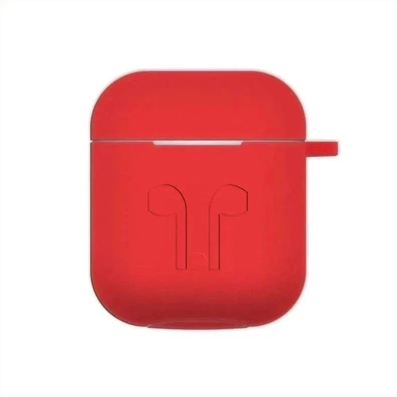 ktusu Generic Cases & Covers Silicone Soft Cover for Airpods 3 Red