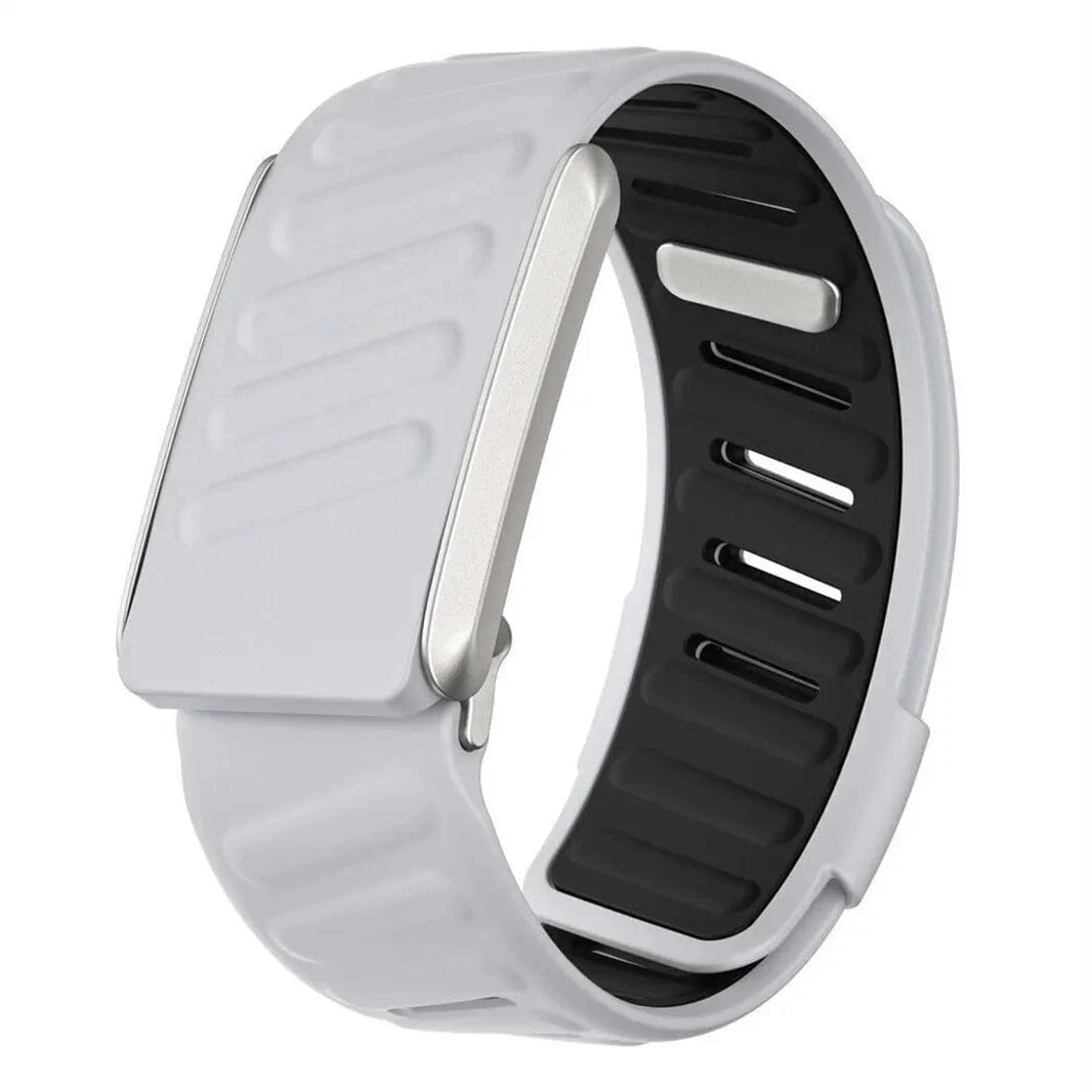 ktusu Generic Watch Bands Silicone Soft Sports Loop Adjustable Replacement Strap for Whoop 4.0 Light Grey