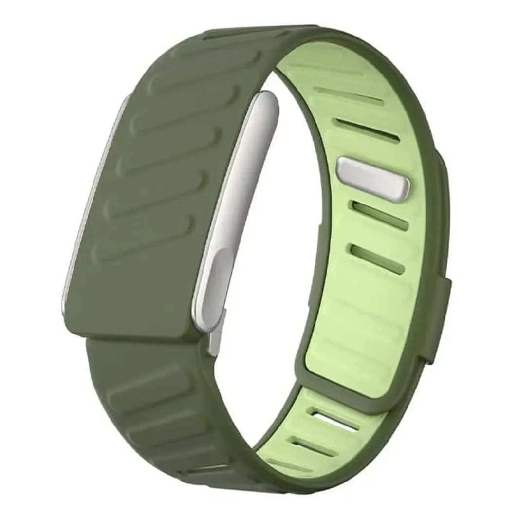 ktusu Generic Watch Bands Silicone Soft Sports Loop Adjustable Replacement Strap for Whoop 5.0 (MG) Army Green