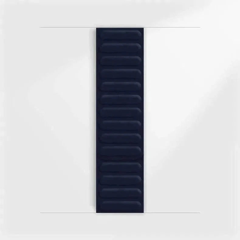 ktusu Generic Watch Bands Silicone Soft Touch Magnetic Link Band for Apple Watch 38 | 40 | 41 | 42mm S10 Midnight Blue