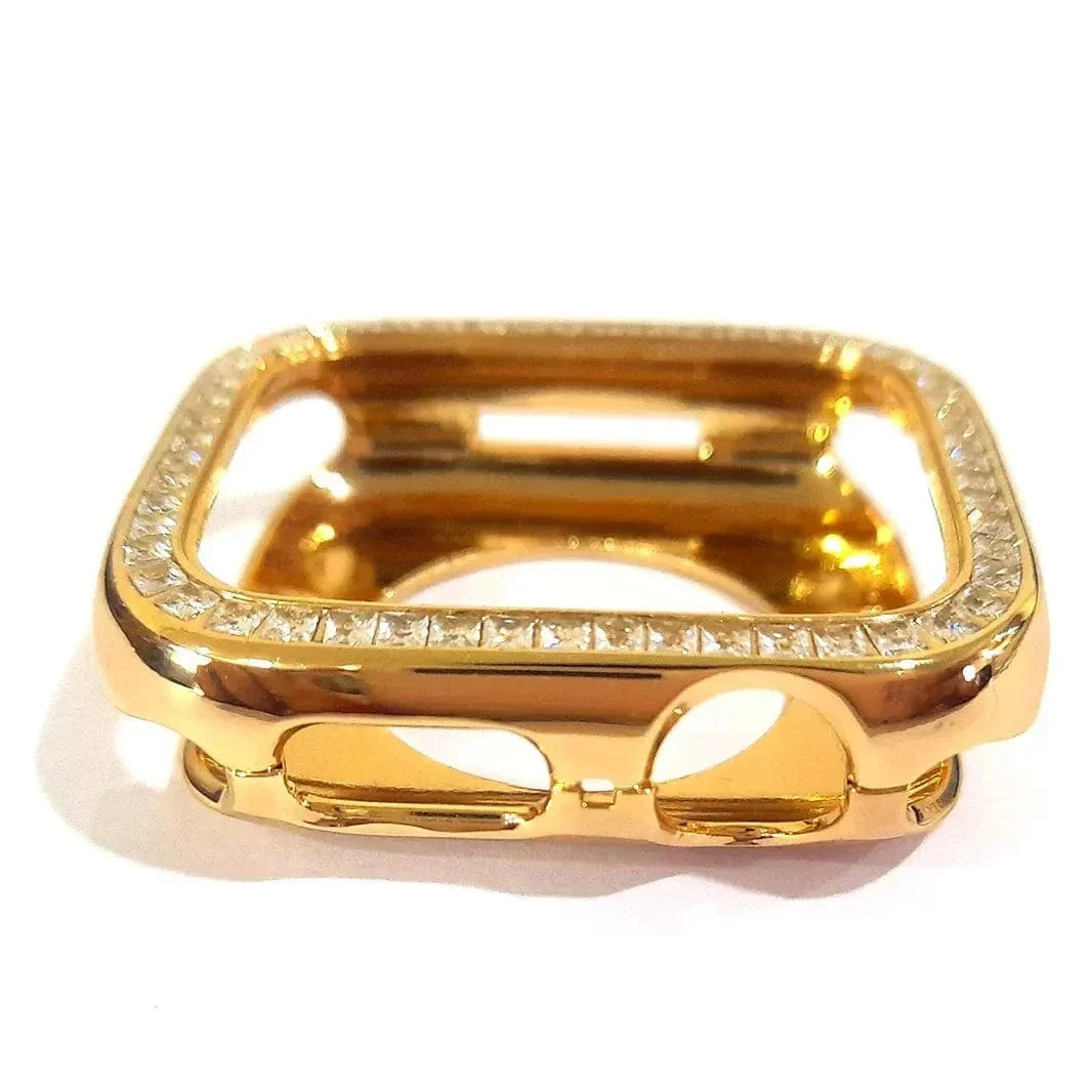 ktusu Generic Cases & Covers Single Rhinestone Aluminum Full Body Cover for Apple Watch 40mm