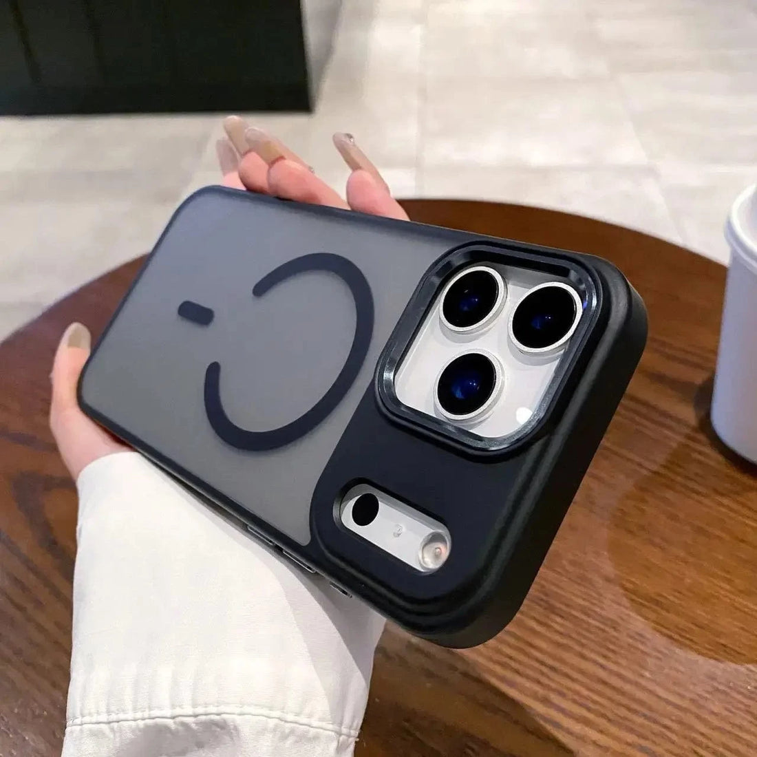 ktusu Generic Cases & Covers Sleek Matte Finish Metal Key Magsafe Case for iPhone  17 Pro Max Black