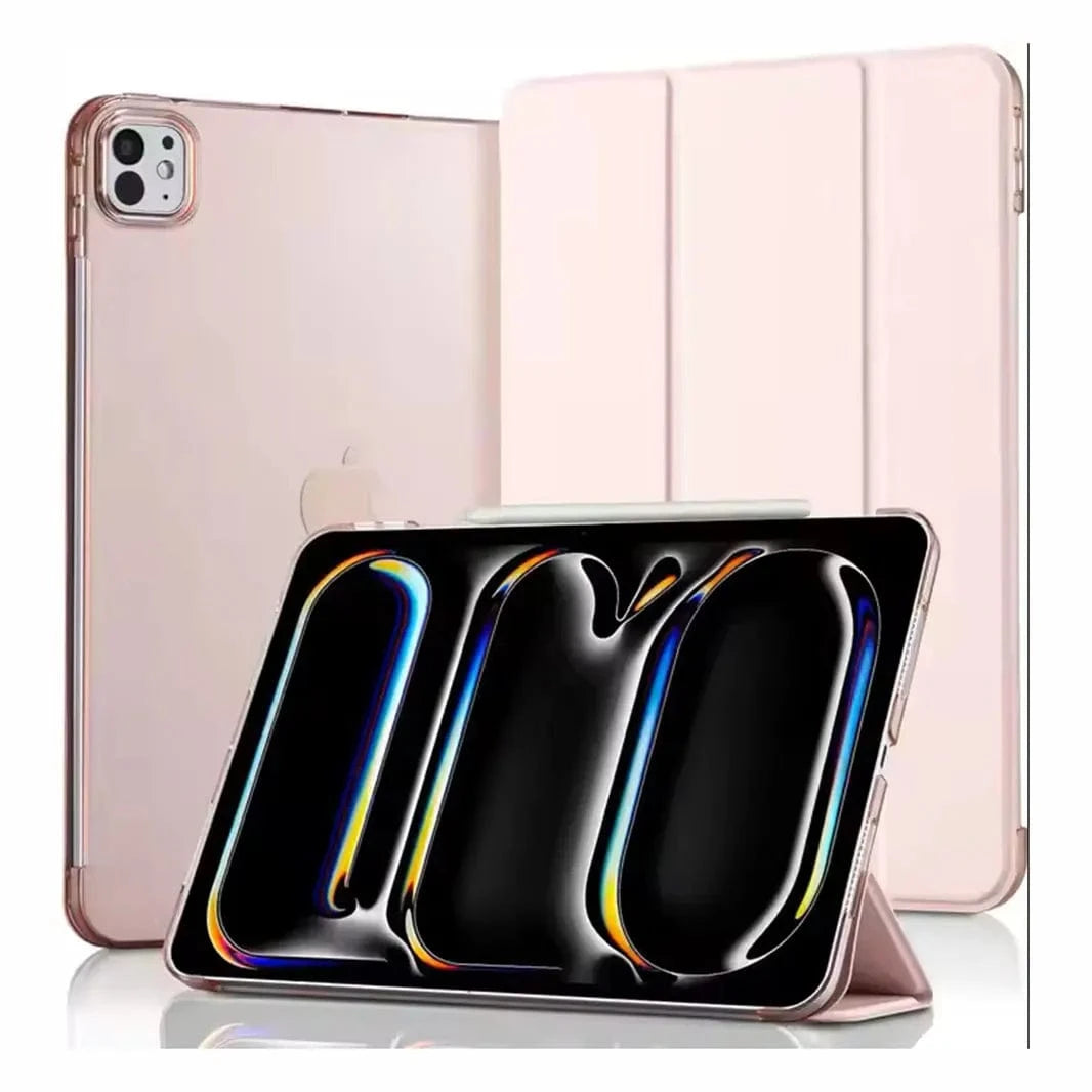 ktusu Generic Cases & Covers Slim Hard Back Shell Protective Cover for iPad Pro 3 | Pro 4 | Pro 5 M1 | Pro 6 M2 (12.9-inch) Pink