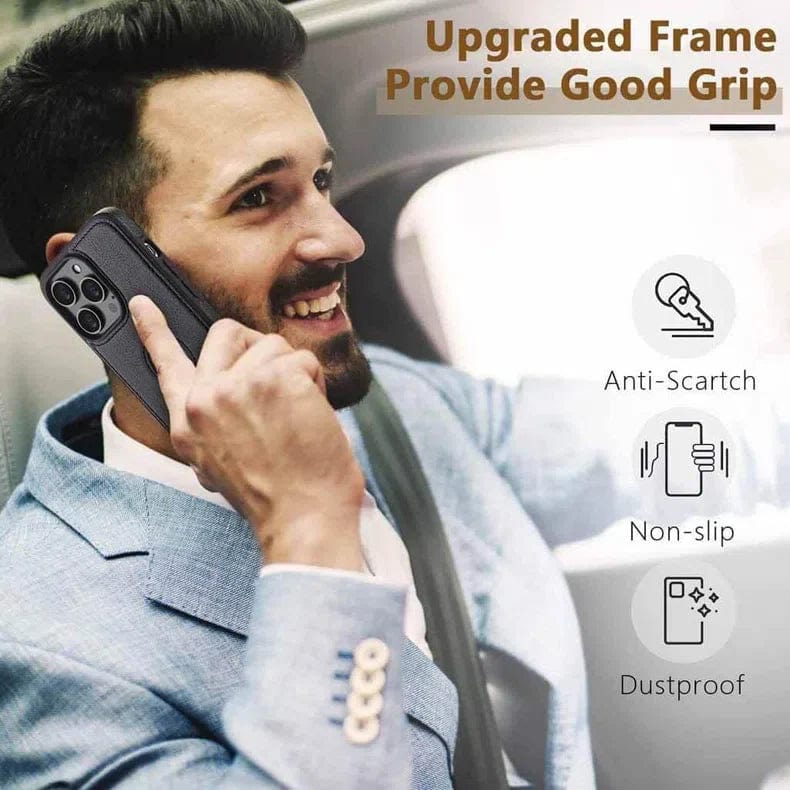 ktusu Generic Cases & Covers Slim PU Lychee Leather Texture Hard Case for iPhone 13 Pro