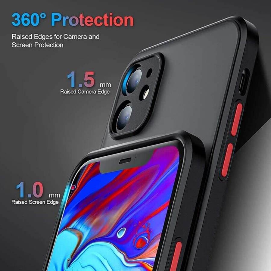 ktusu Generic Cases & Covers Smoke Shockproof Smooth Rubberized Matte Case for iPhone 11