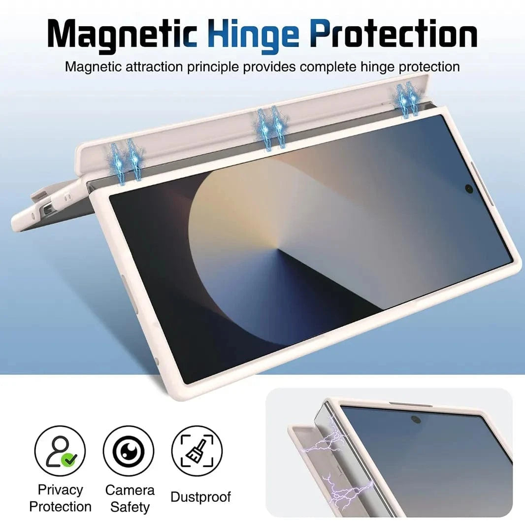 ktusu Generic Cases & Covers Soft Touch Coating Lens Bracket Case With Hand Strap for Samsung Z Fold7