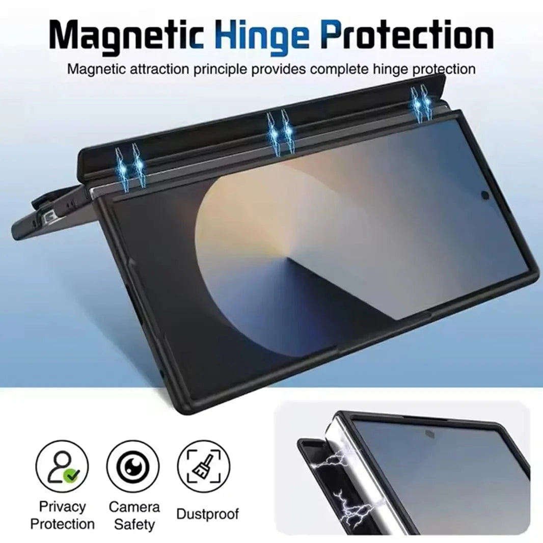 ktusu Generic Cases & Covers Soft Touch Coating Lens Bracket Case With Hand Strap for Samsung Z Fold7