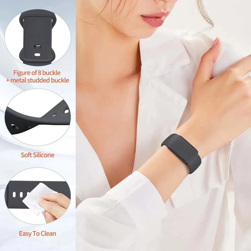 ktusu Generic Watch Bands Sports Silicone Loop Adjustable Replacement Strap for Whoop 4.0