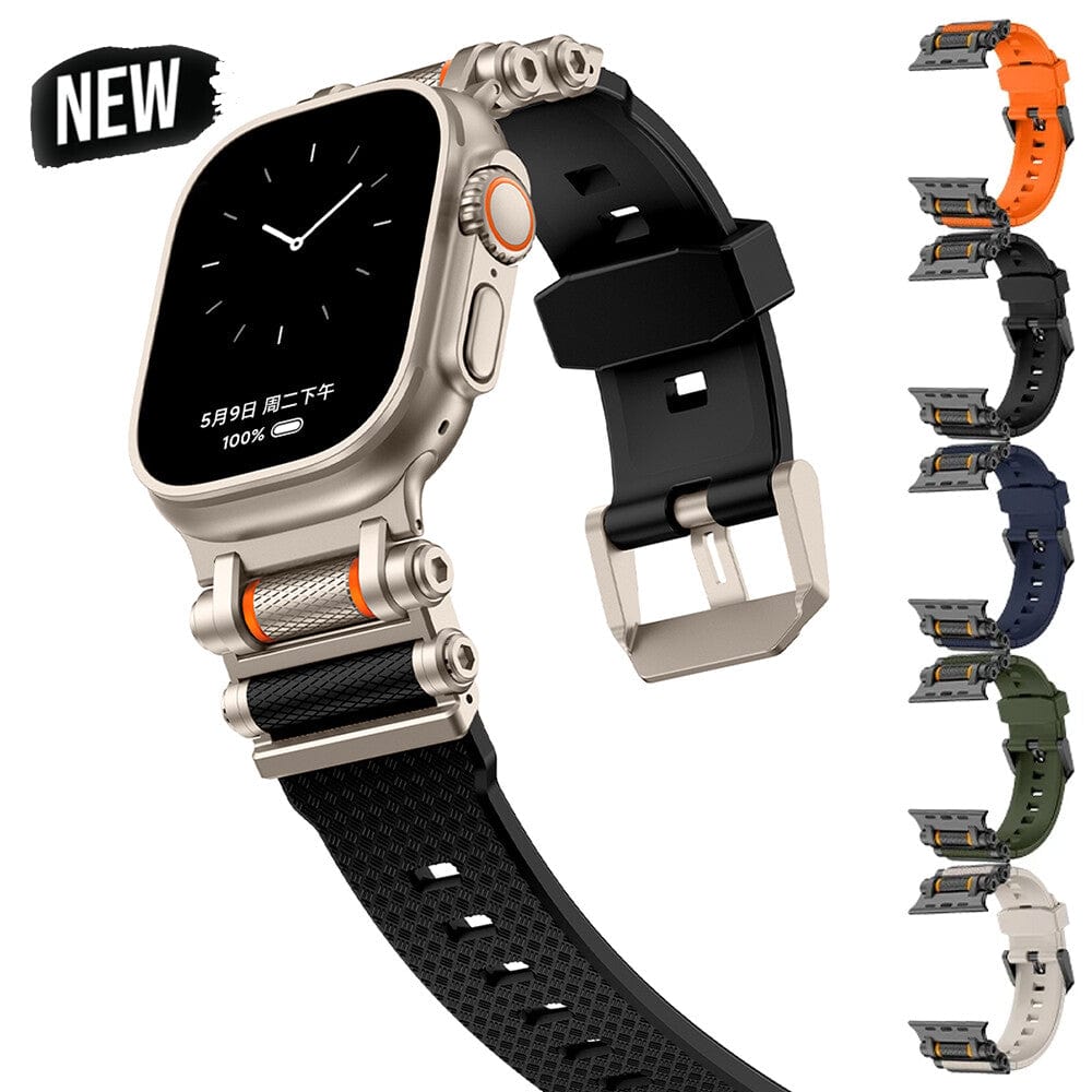 TPU Armor Band for Apple Watch 42 44 45 Ultra 49 46mm S10