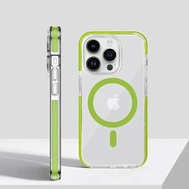 ktusu Generic Cases & Covers TPU+PC Magsafe Transparent Hard Case for iPhone 15 Plus