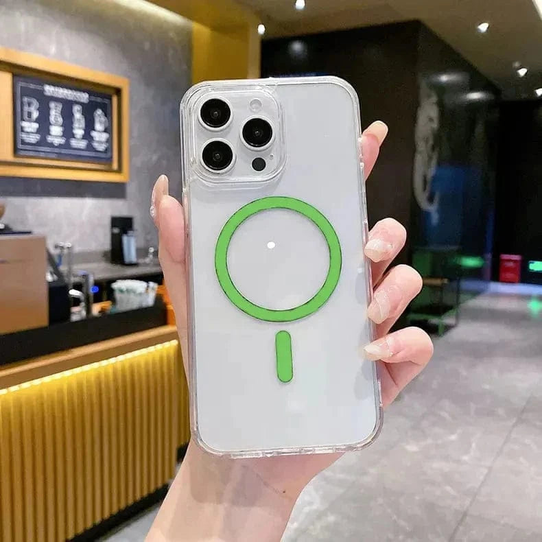 ktusu Generic Cases & Covers Transparent Hard PC Magsafe Case for iPhone 13