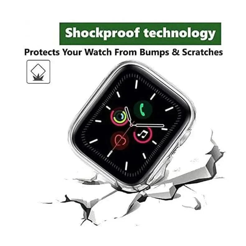 ktusu Generic Cases & Covers Transparent Soft Full Body Cover for Apple Watch 42mm Clear