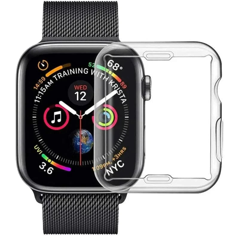 ktusu Generic Cases & Covers Transparent Soft Full Body Cover for Apple Watch 42mm Clear