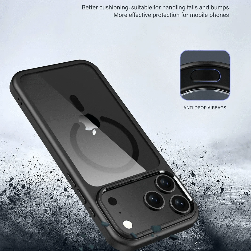 ktusu Generic Cases & Covers Ultra Crystal Clear Matte Frame MagSafe Case for iPhone 17 Pro Max