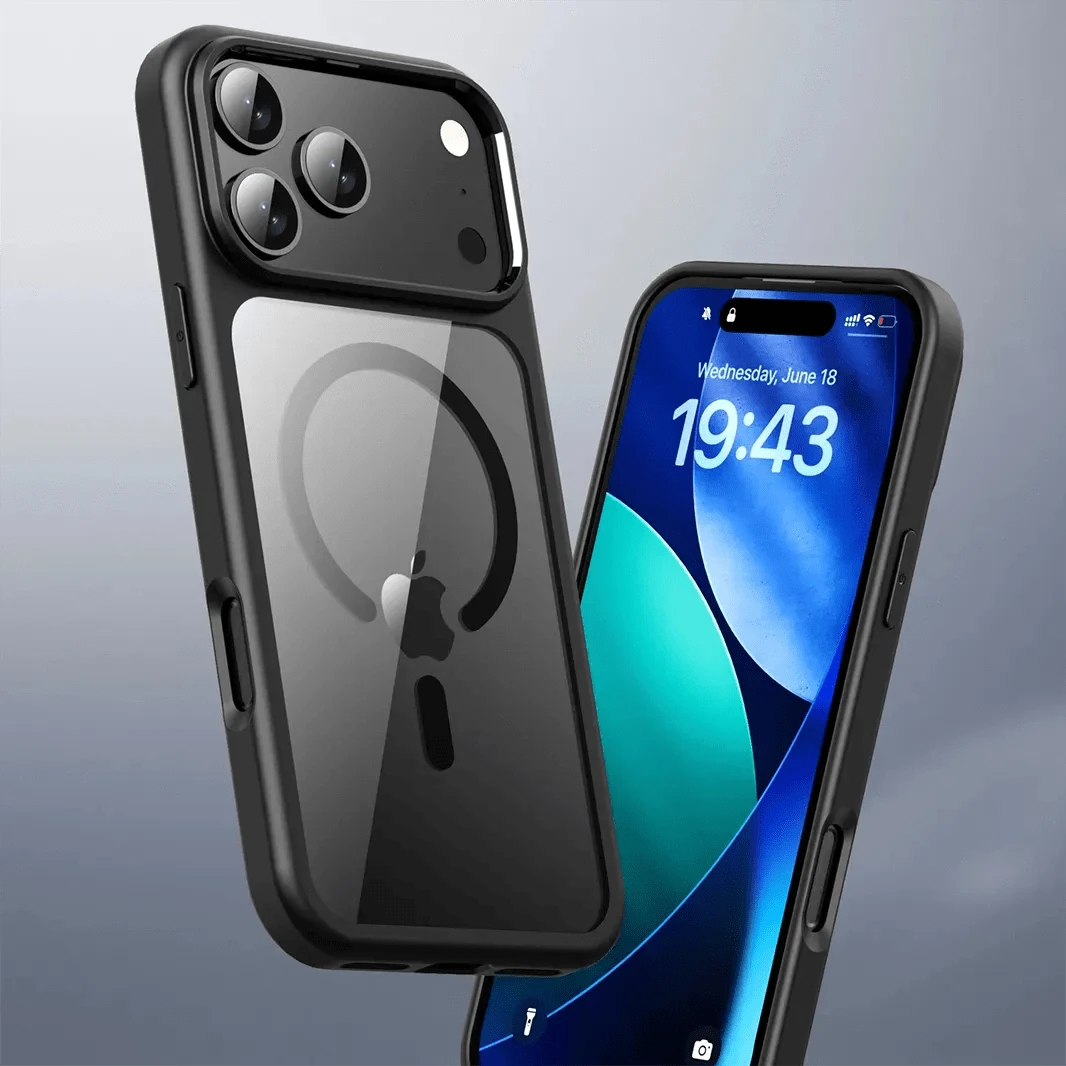 ktusu Generic Cases & Covers Ultra Crystal Clear Matte Frame MagSafe Case for iPhone 17 Pro Max