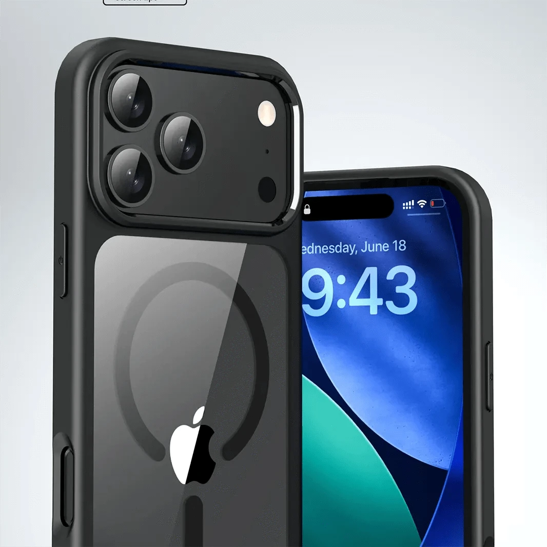 ktusu Generic Cases & Covers Ultra Crystal Clear Matte Frame MagSafe Case for iPhone 17 Pro Max