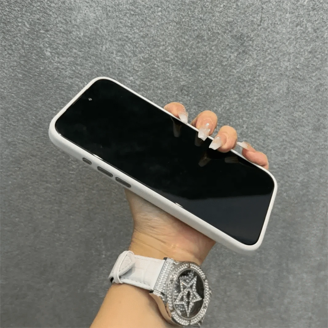 ktusu iShock Cases & Covers Vegan Leather Metal Button Case for iPhone 17 Pro Max