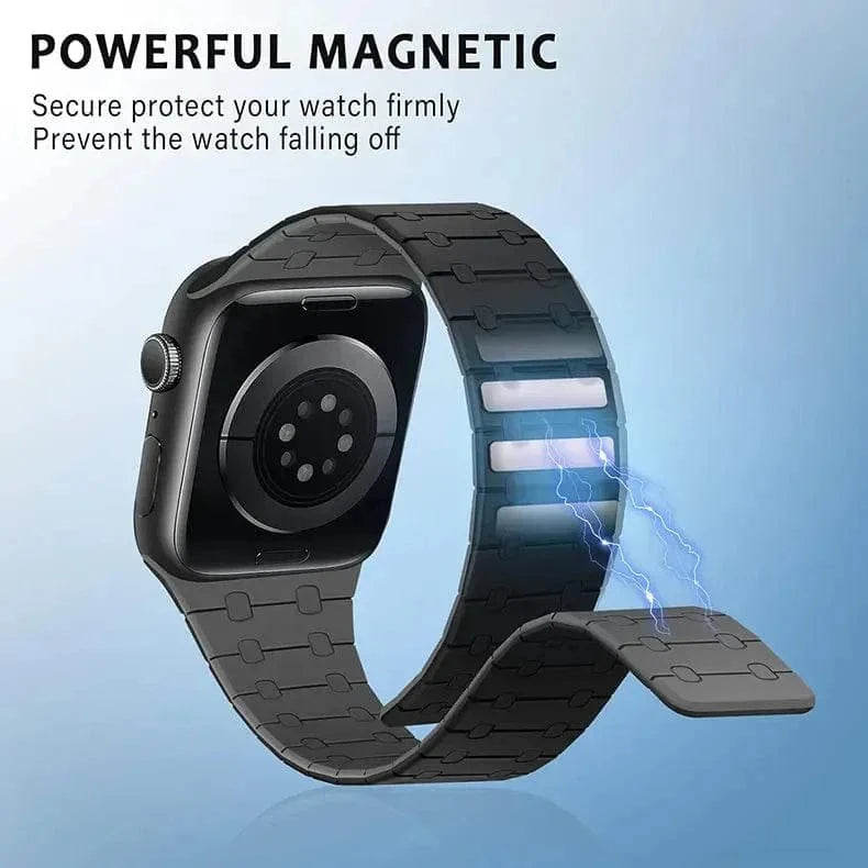 ktusu Generic Watch Bands Velour Silicone Magnetic Loop for Apple Watch 42 | 44 | 45 | Ultra 49 | 46mm S10