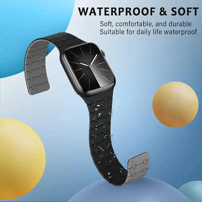 ktusu Generic Watch Bands Velour Silicone Magnetic Loop for Apple Watch 42 | 44 | 45 | Ultra 49 | 46mm S10