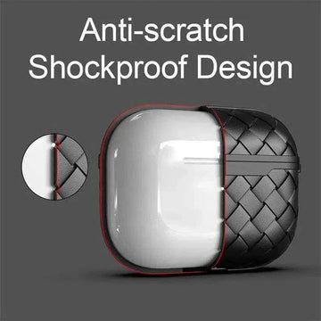 ktusu Generic Cases & Covers Weave Breathable Matte Soft Grid Cover for Airpods 3 Black