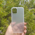 Cases & Covers for 0.4mm Frosted Slim Paper Case with Open camera Phone for Apple iPhone