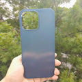 Cases & Covers for iPhone 14 / Blue 0.4mm Frosted Slim Matte Paper Phone Back Case Cover for Apple iPhone