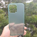 Cases & Covers for iPhone 14 / Forest Green 0.4mm Frosted Slim Matte Paper Phone Back Case Cover for Apple iPhone