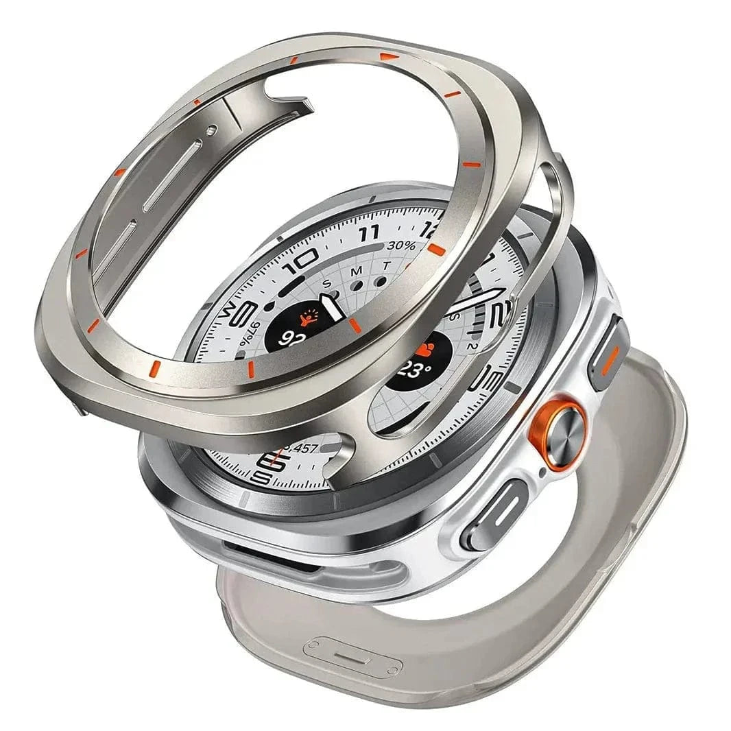 ktusu Generic Cases & Covers 2 in 1 Metal Cover for Samsung Watch Ultra (47mm)
