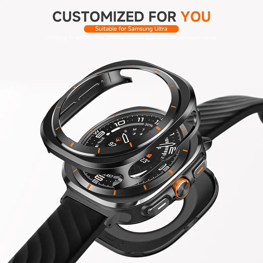 ktusu Generic Cases & Covers 2 in 1 Metal Cover for Samsung Watch Ultra (47mm)