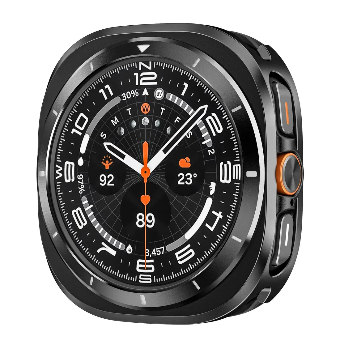 2 in 1 Metal Cover for Samsung Watch Ultra (47mm)