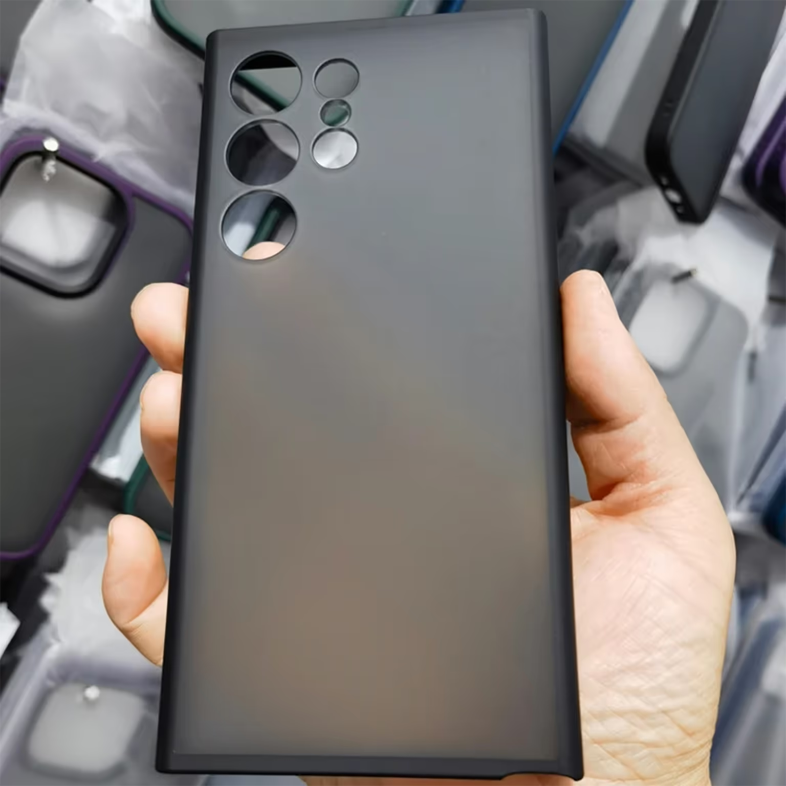 Frosted Semi Transparent Case for Samsung S24 Ultra