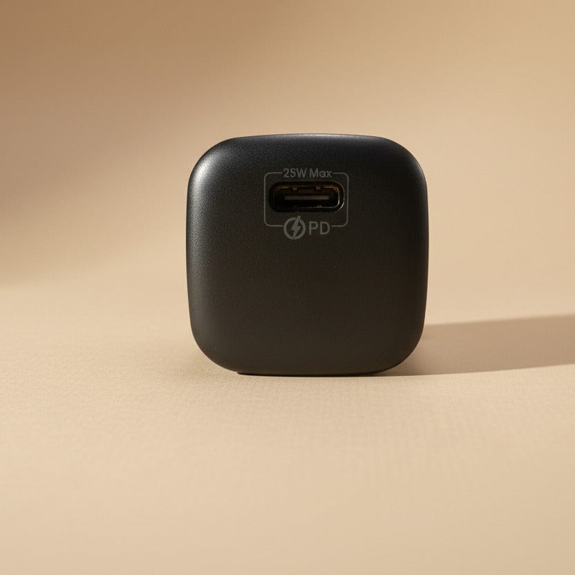Power & Cable 25W mini PD Quick Charger - Black
