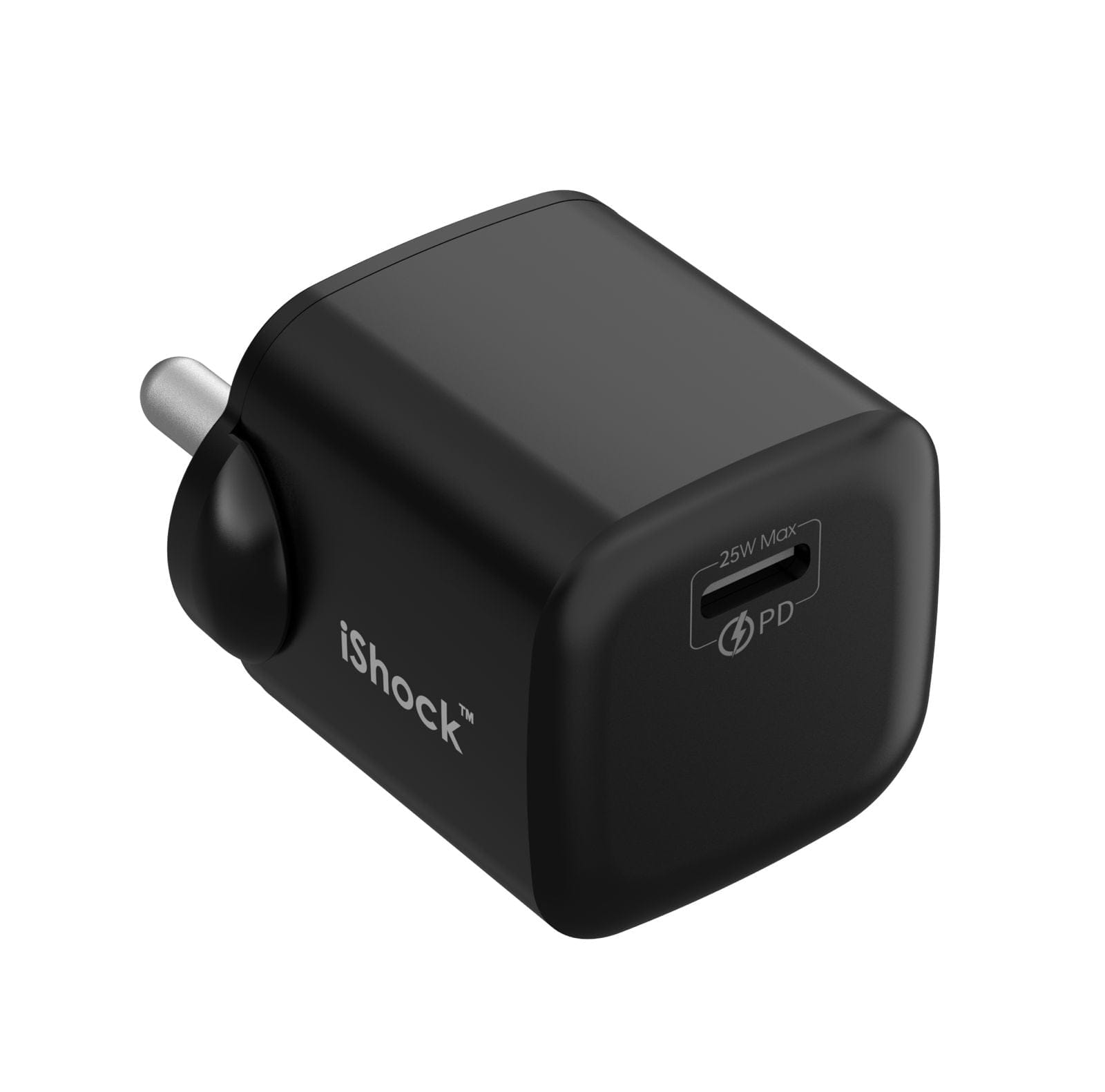 Power & Cable 25W mini PD Quick Charger - Black