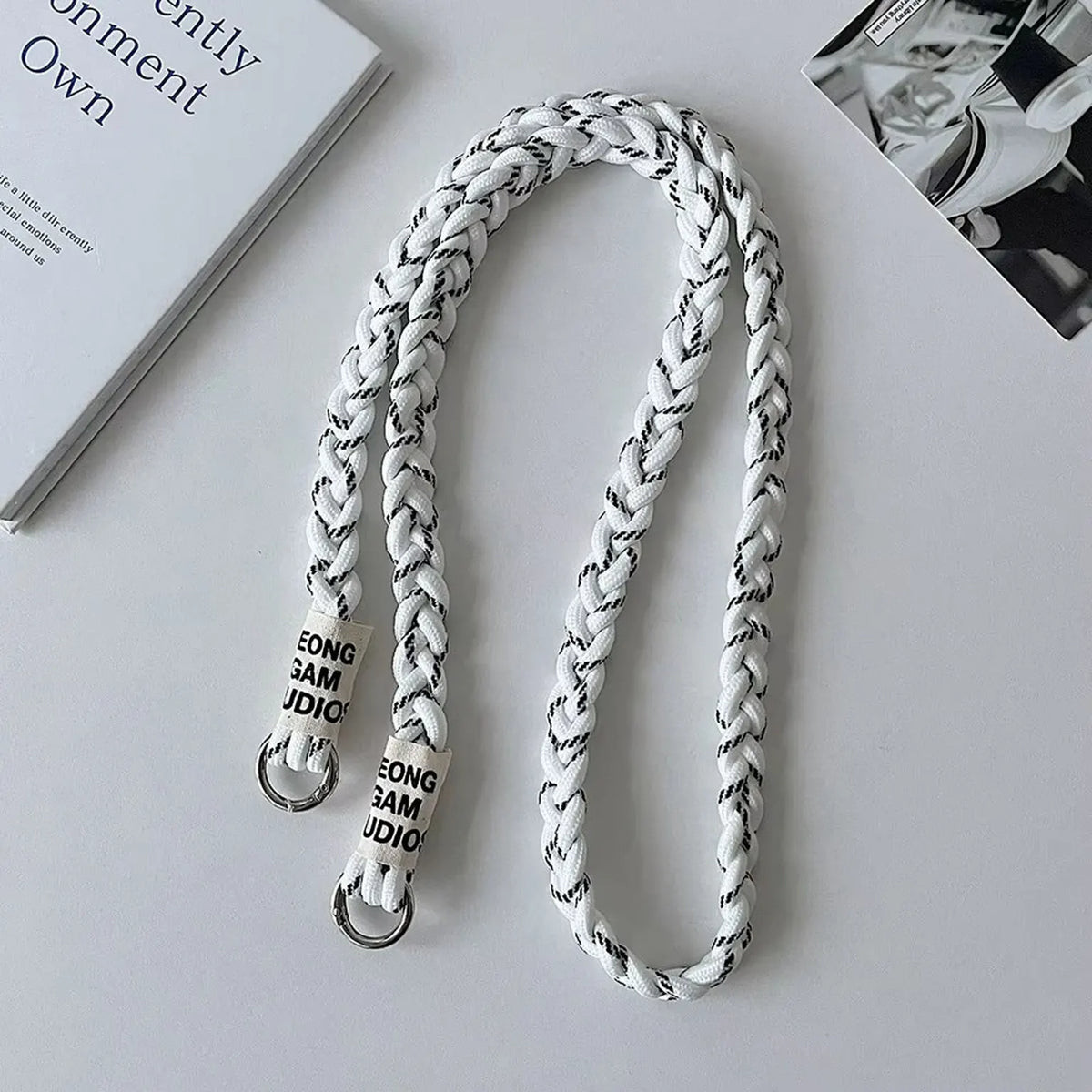 3-in-1 Braided Mobile Phone Lanyard Strap – Stylish Adjustable Neck & Wrist Phone Holder with Durable Rope Design KTSU1SUTU 8948261072003