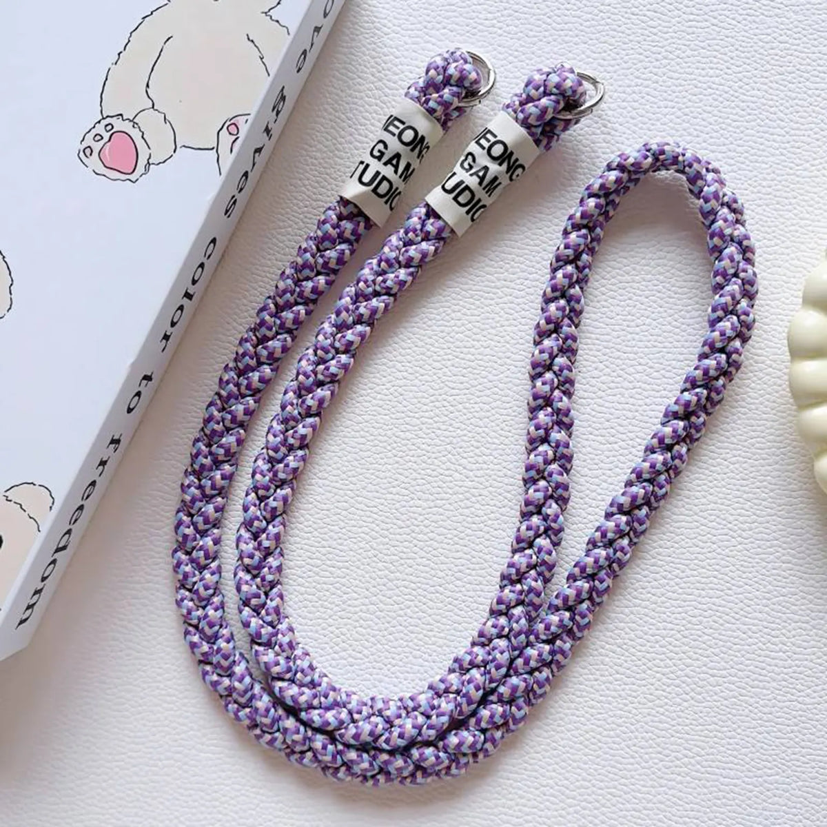 3-in-1 Braided Mobile Phone Lanyard Strap – Stylish Adjustable Neck & Wrist Phone Holder with Durable Rope Design KTSUA6Y7R 8979531002765