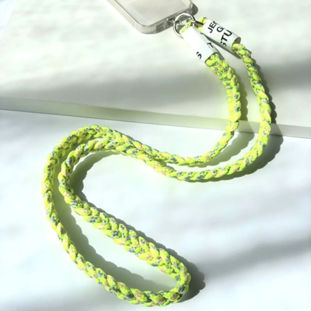 3-in-1 Braided Mobile Phone Lanyard Strap – Stylish Adjustable Neck & Wrist Phone Holder with Durable Rope Design
