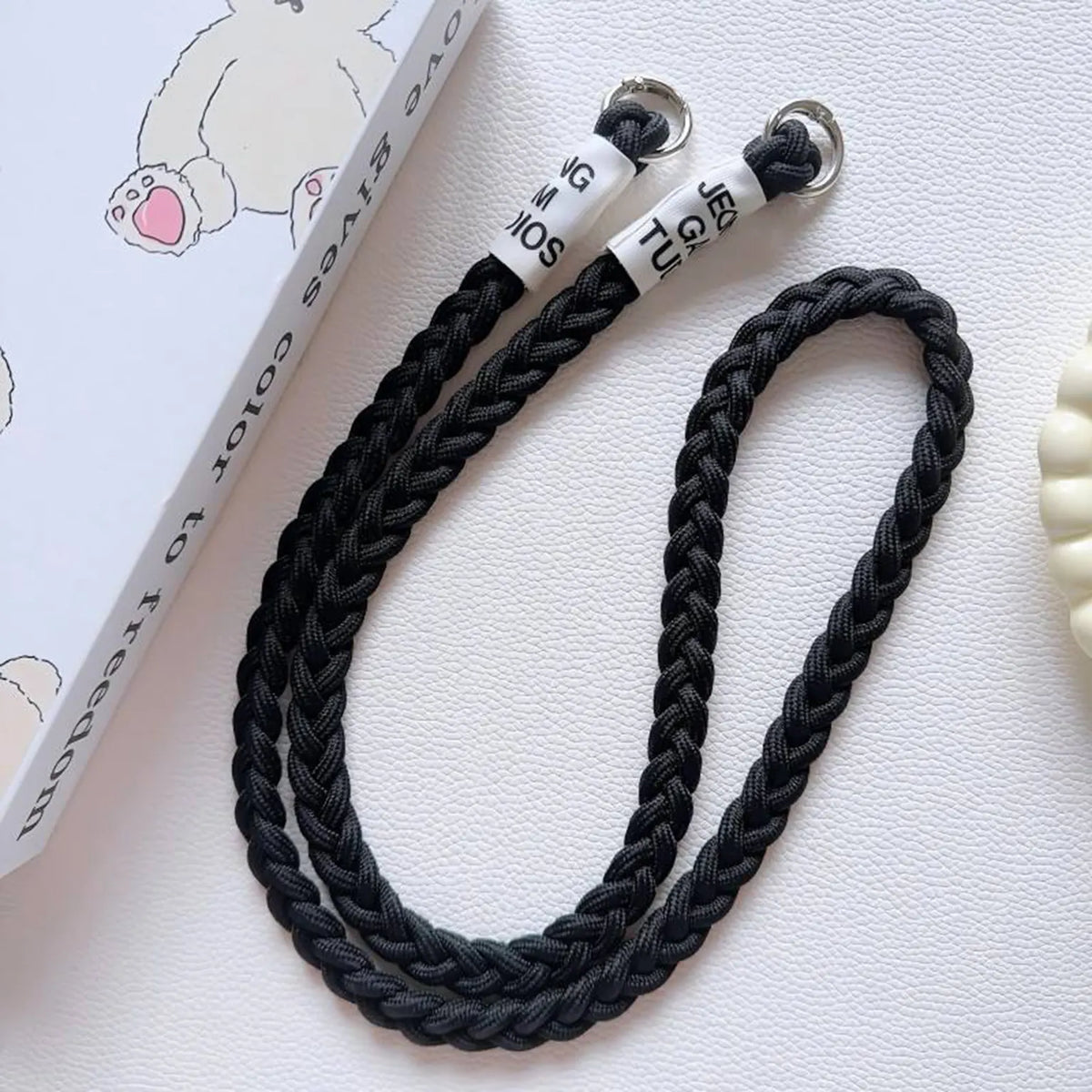 3-in-1 Braided Mobile Phone Lanyard Strap – Stylish Adjustable Neck & Wrist Phone Holder with Durable Rope Design KTSUNCHEB 8998432491263
