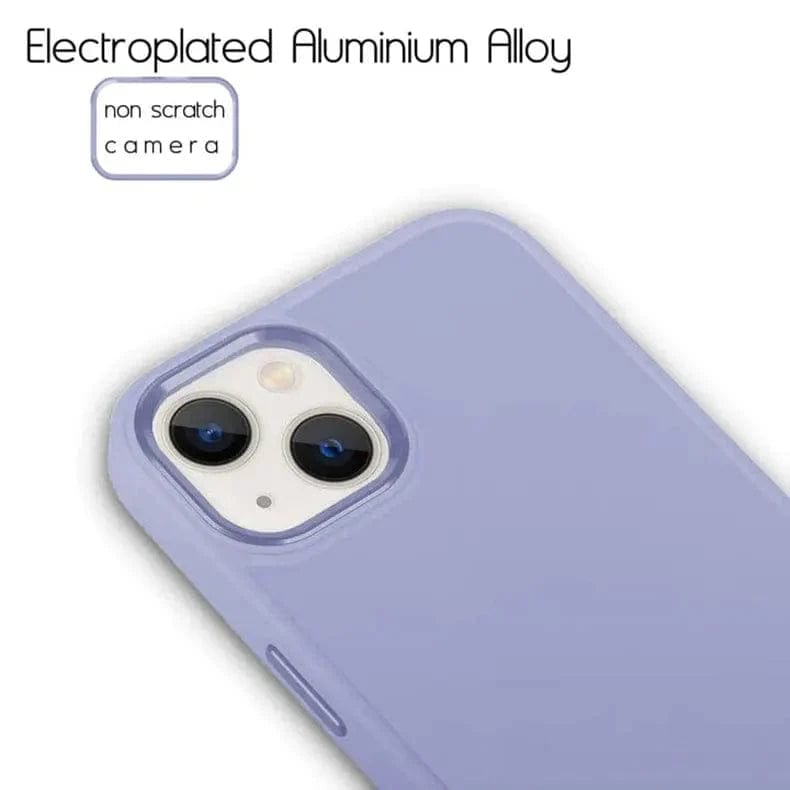 Cases & Covers for Samsung S21 Plus / Purple 3 in 1 Metal Camera Frame Matte TPU Phone Case for Samsung Galaxy