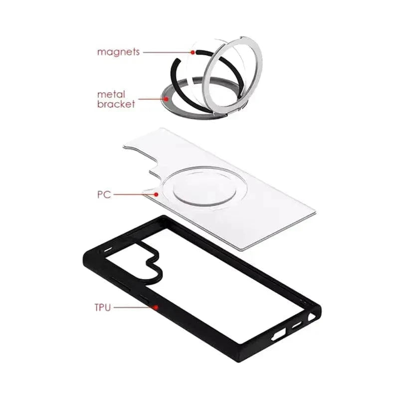 Cases & Covers 360 Degree Magnetic KickStand Case for Samsung S23 Ultra