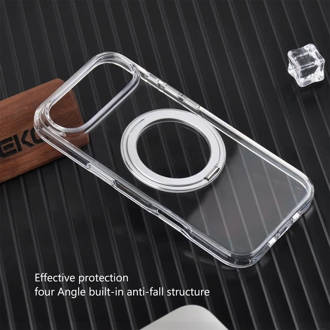 Cases & Covers 360 Degree Rotatable Magnetic Kickstand Shockproof Hard Case for iPhone 17 Air