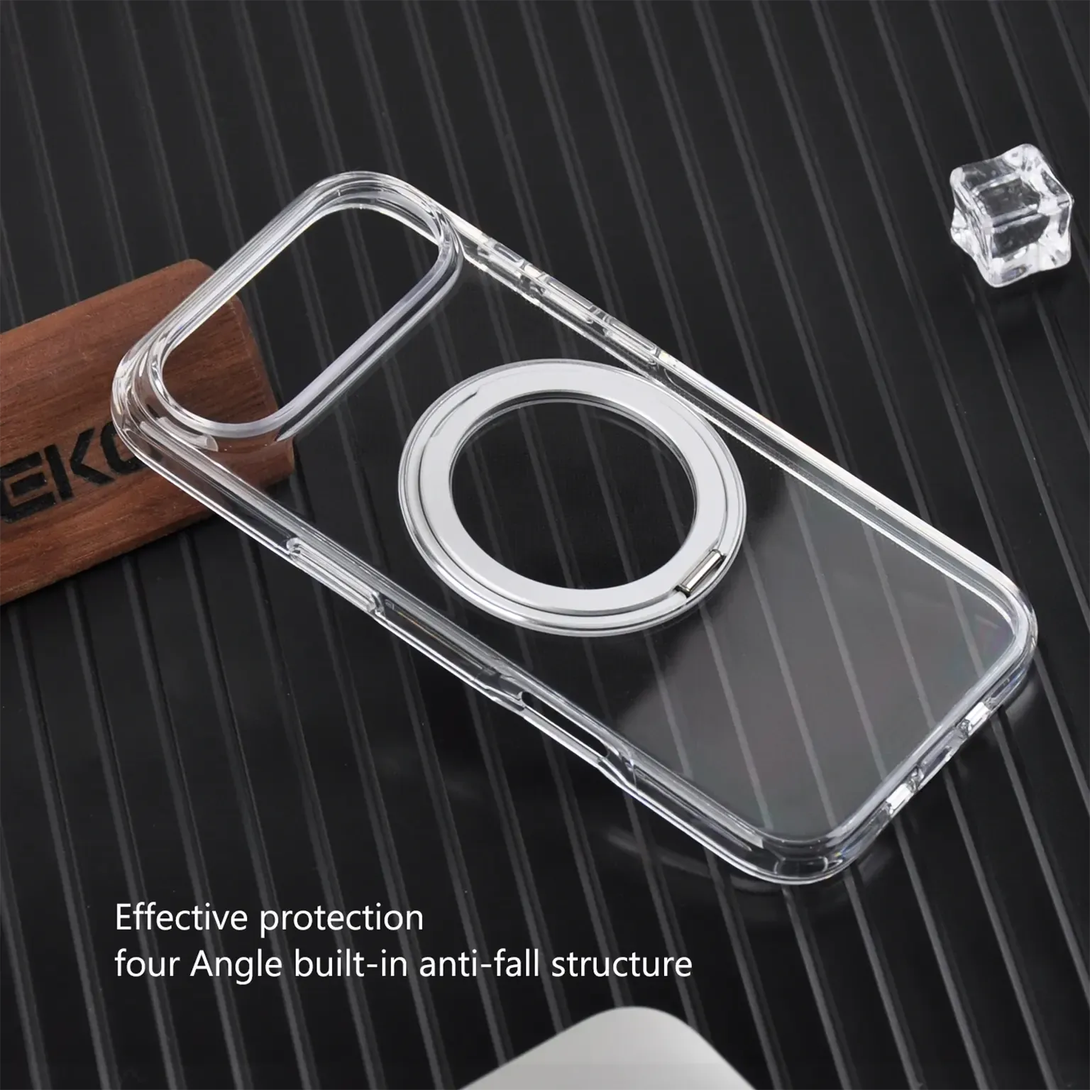 Cases & Covers 360 Degree Rotatable Magnetic Kickstand Shockproof Hard Case for iPhone 17 Air