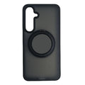 Samsung S24 / Black 360° Rotatable Magnetic KickStand Shockproof Hard Phone Case for Samsung Galaxy - Ktusu