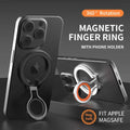 360° Rotatable Magnetic Ring Grip for Magsafe Function Built in Cases