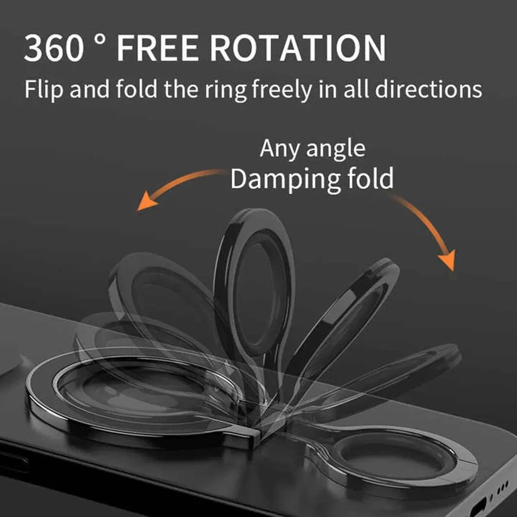 360° Rotatable Magnetic Ring Grip for Magsafe Function Built in Cases