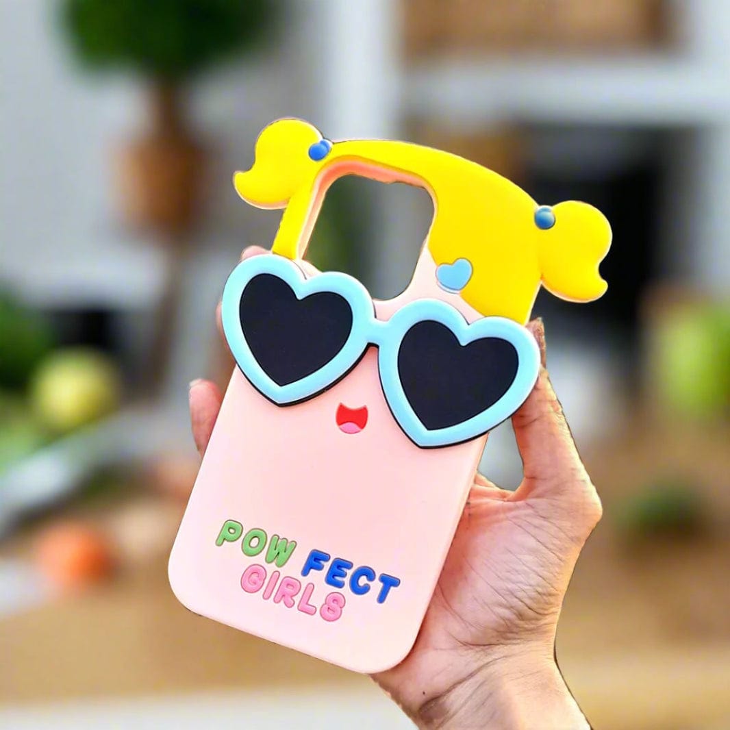 Cases & Covers for iPhone 14 / Pow Fect Girls 3D Cartoon Character Soft Silicone Phone Back Case for Apple iPhone