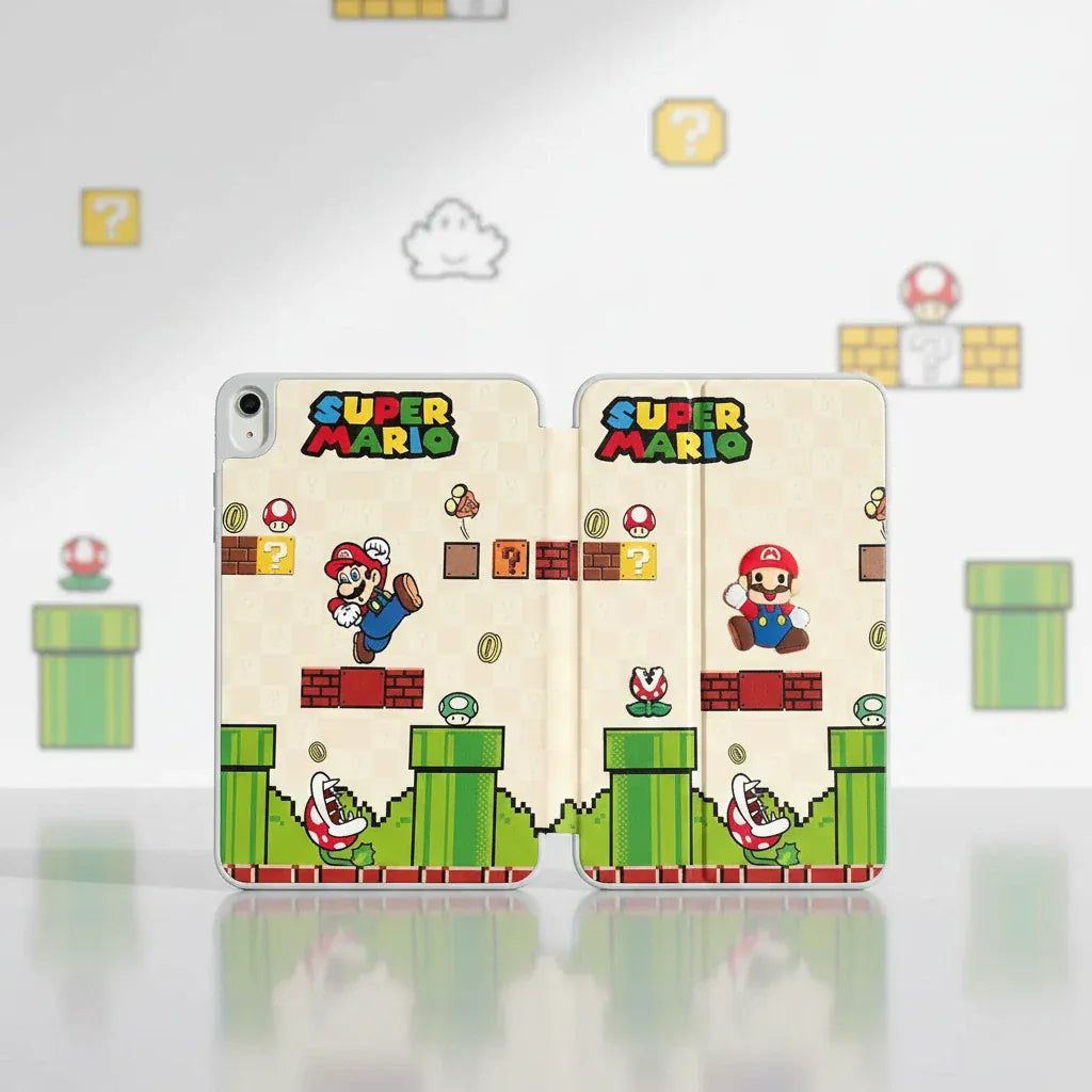 Cases & Covers 3D Cute Cartoon PU Leather Trifold Flip Auto Wake/Sleep with Pencil Holder Cover for iPad Air 4 | 5 | 6| Air 11  (2024) | Pro 10.9 | Pro 11 (2020)