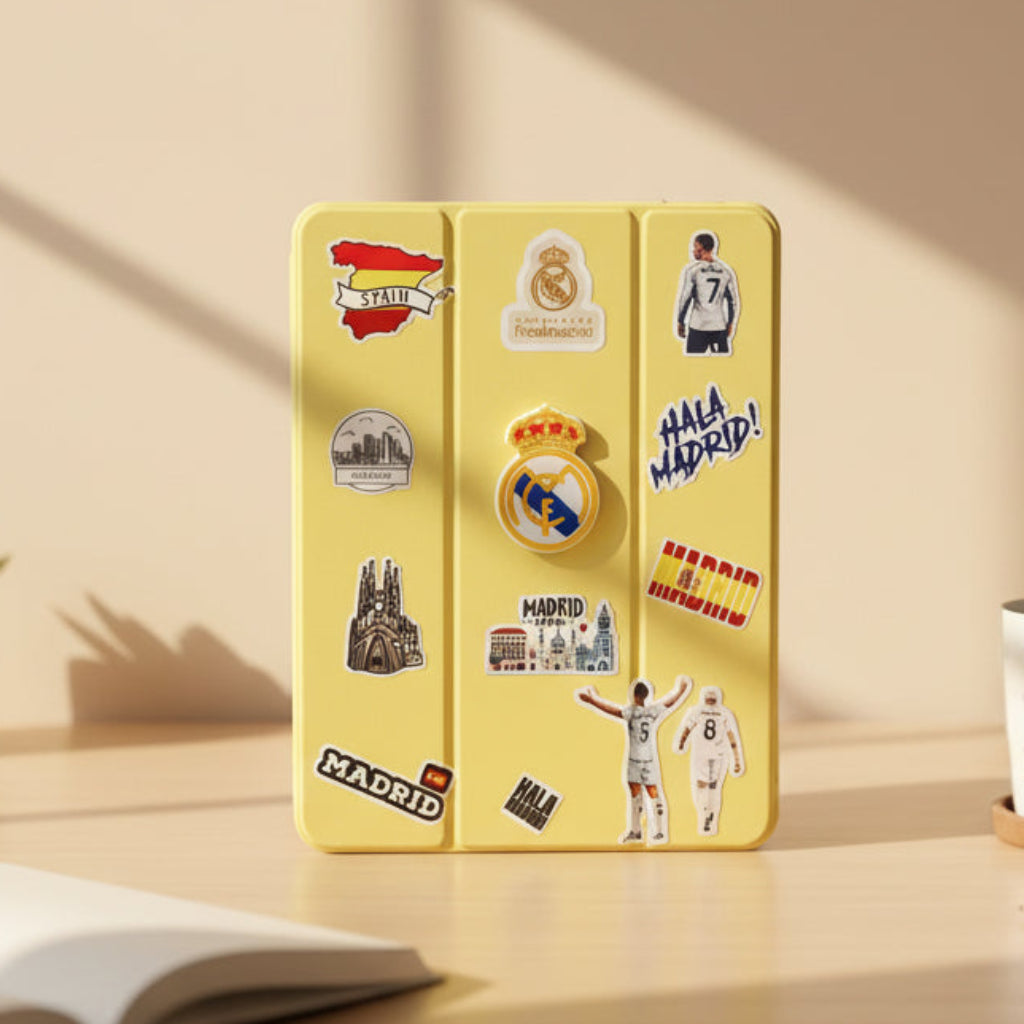 3D Cute Cartoon PU Leather Trifold Flip Auto Wake/Sleep with Pencil Holder Cover for iPad Air 4 | 5 | 6| Air 11  (2024) | Pro 10.9 | Pro 11 (2020) KTSUP1LWG 8946453535848